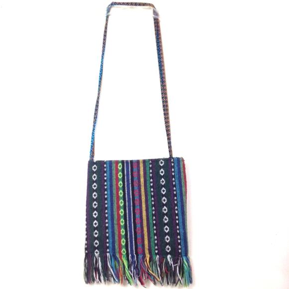 Jerusalem Hand Woven Tapestry Unisex Boho Bag - Picture 10 of 10